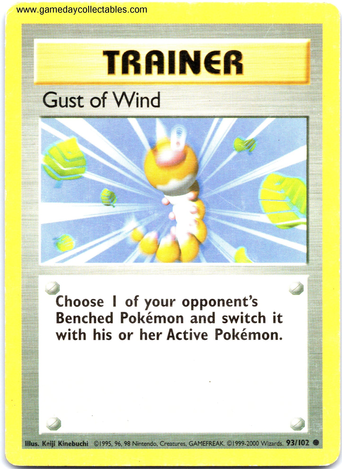 #093 Gust of Wind - Base Set - Common (Ungraded Near Mint)