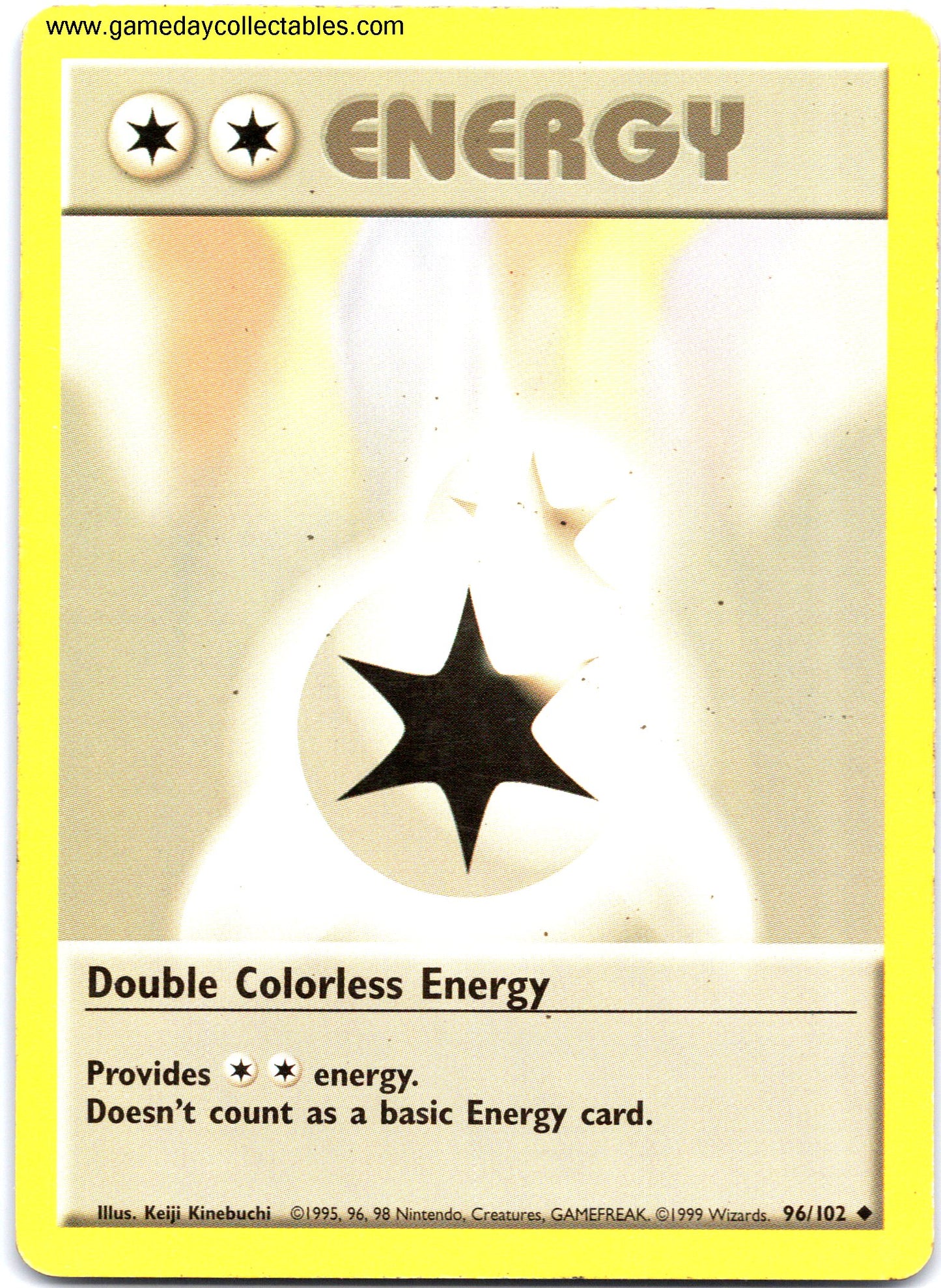 #096 Double Colorless Energy - Base Set - Common (Ungraded Near Mint)