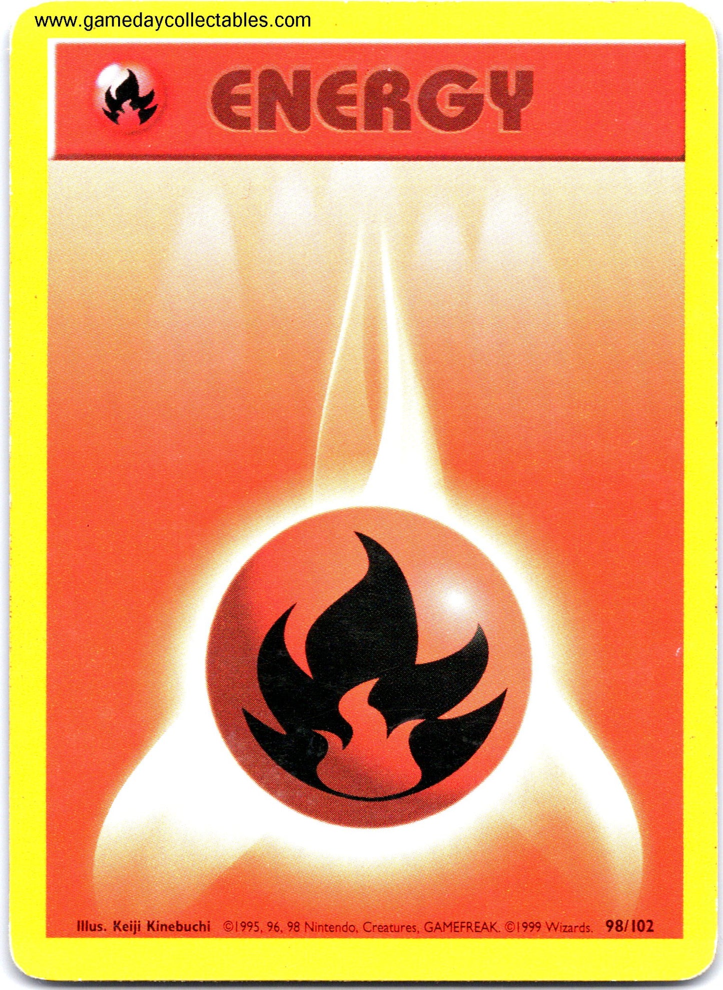 #098 Fire Energy - Base Set - Common (Ungraded Near Mint)