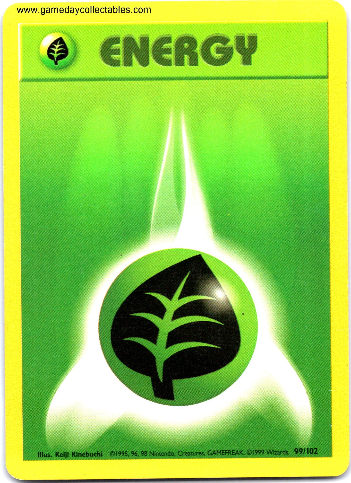 #099 Grass Energy - Base Set - Common (Ungraded Near Mint)