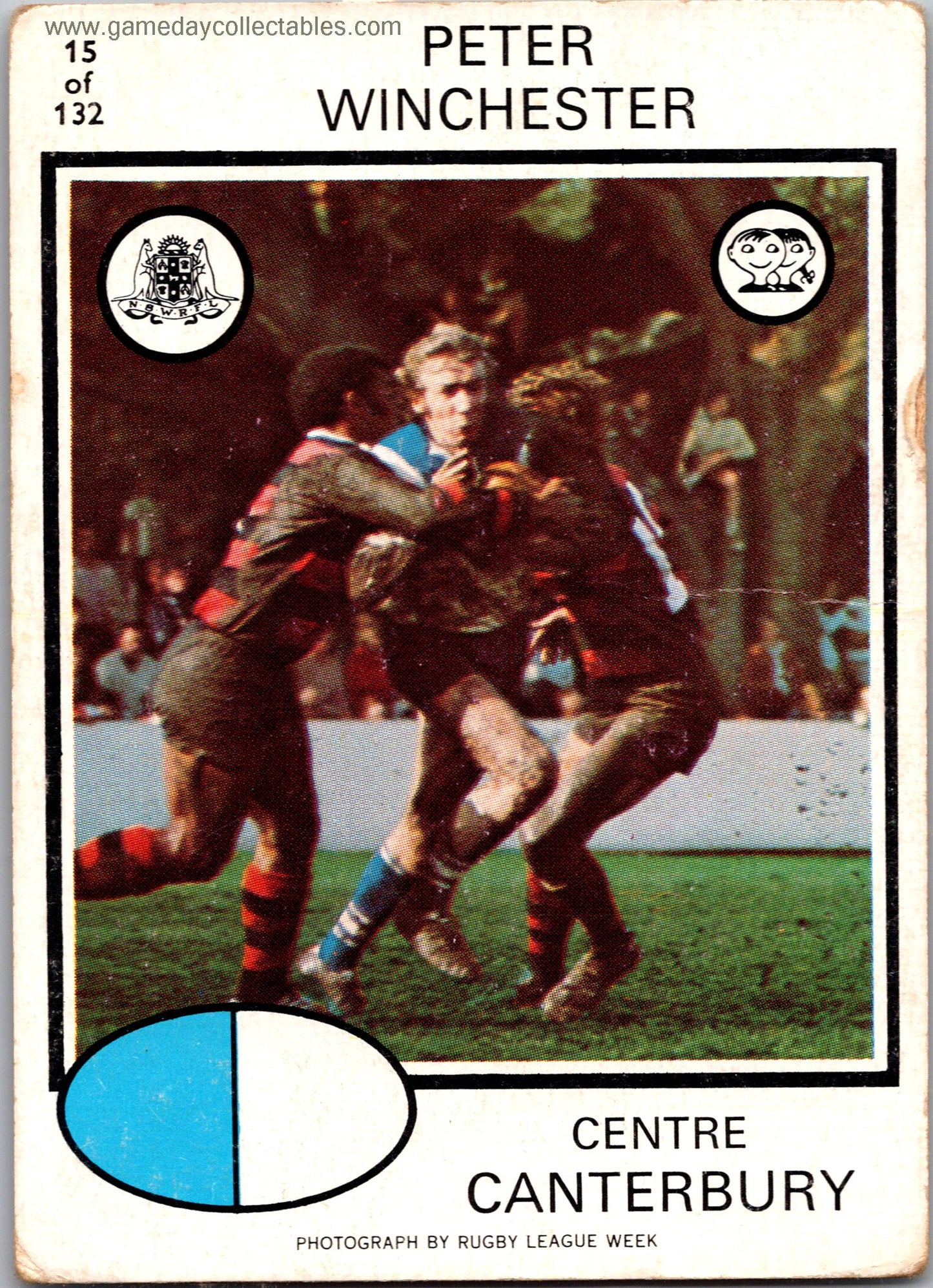 1975 SCANLENS - 015 Peter Winchester - Canterbury