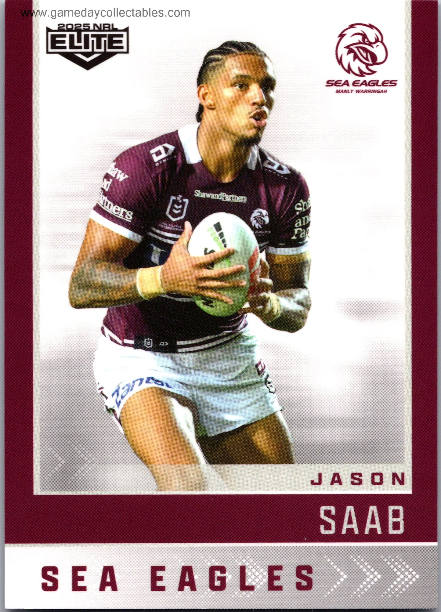 2025 NRL Elite Common - 061 Jason Saab - Manly Warringah Sea Eagles