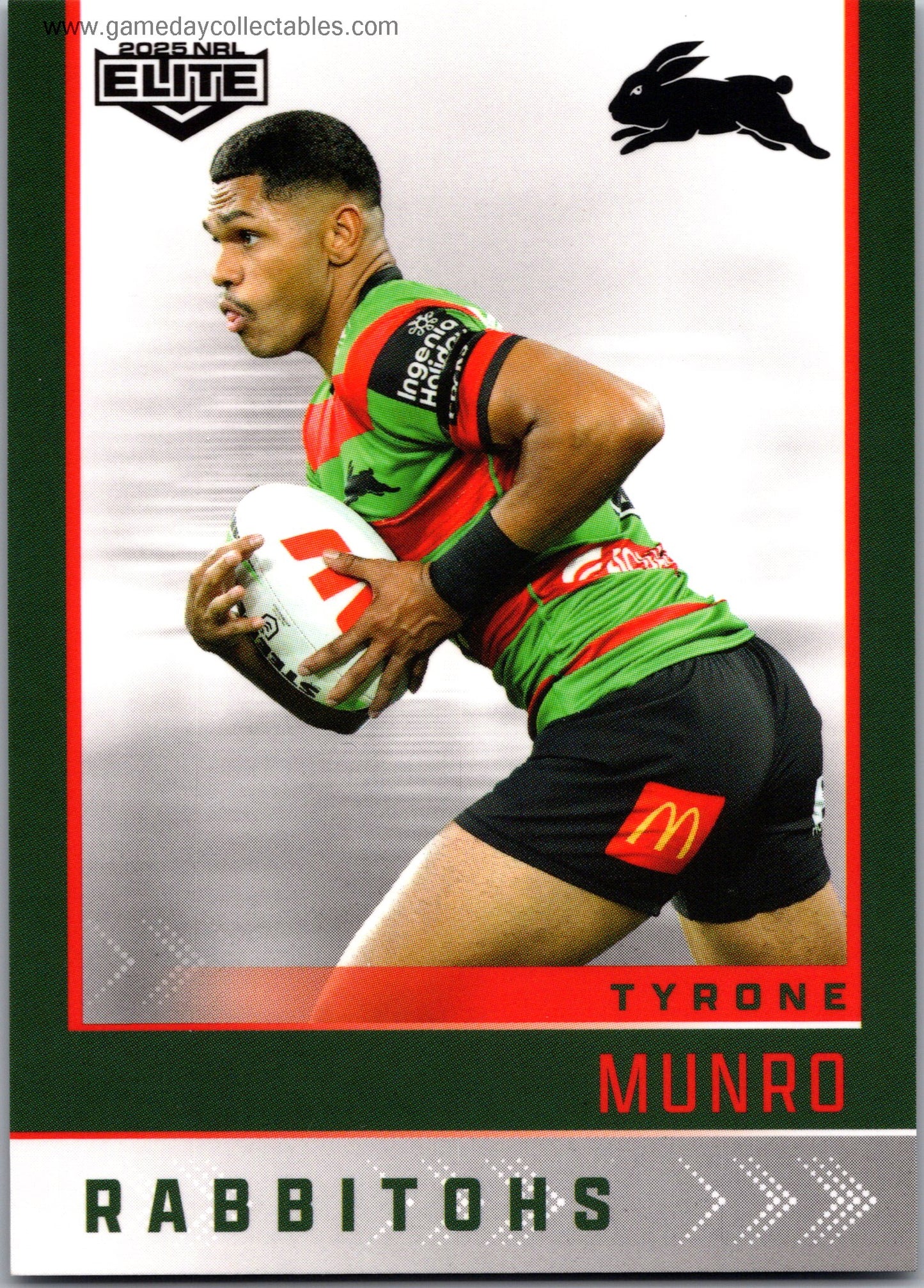 2025 NRL Elite Common - 115 Tyrone Munro - South Sydney Rabbitohs