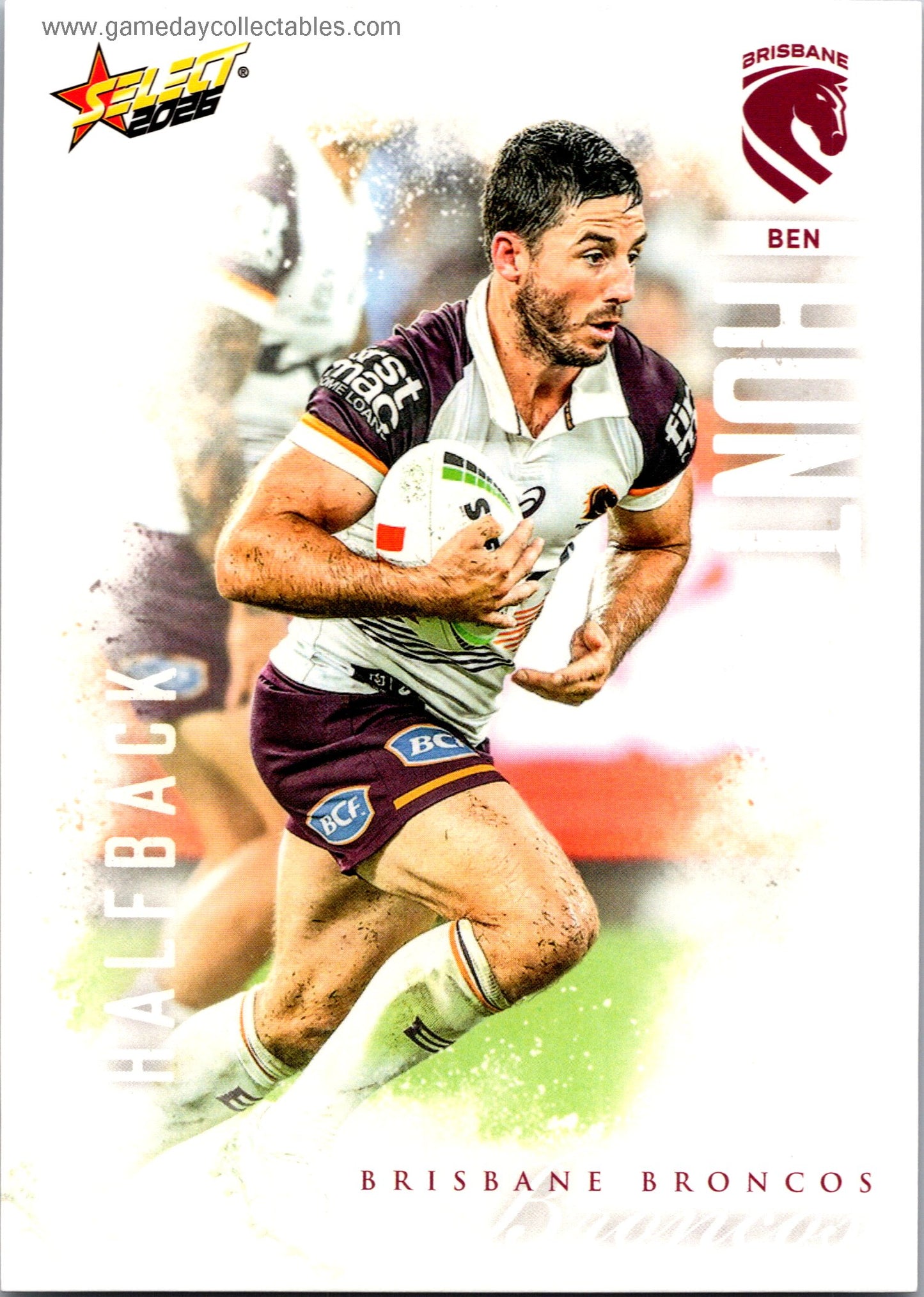 2026 NRL League Heroes Common - 004 Ben Hunt - Brisbane Broncos