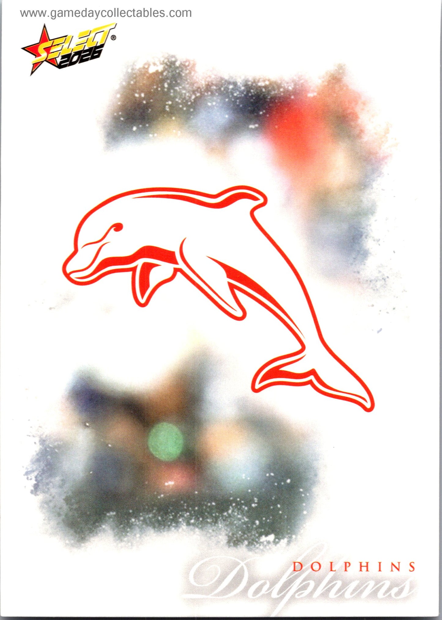 2026 NRL League Heroes Common - 053 Team Logo/Checklist - Dolphins