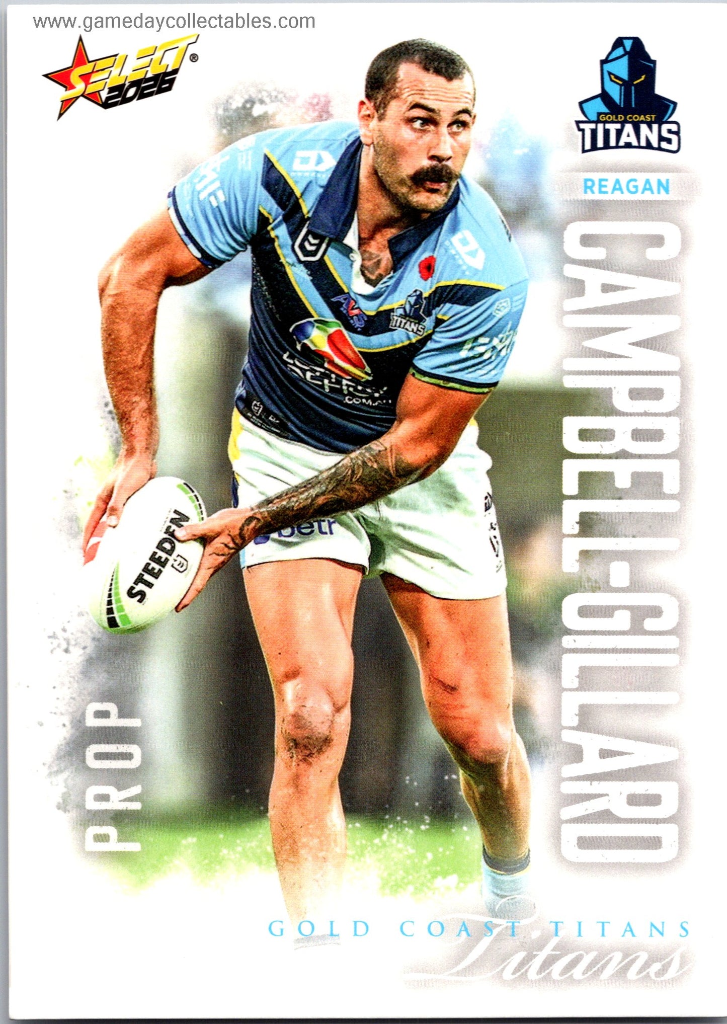 2026 NRL League Heroes Common - 069 Reagan Campbell-Gillard - Gold Coast Titans