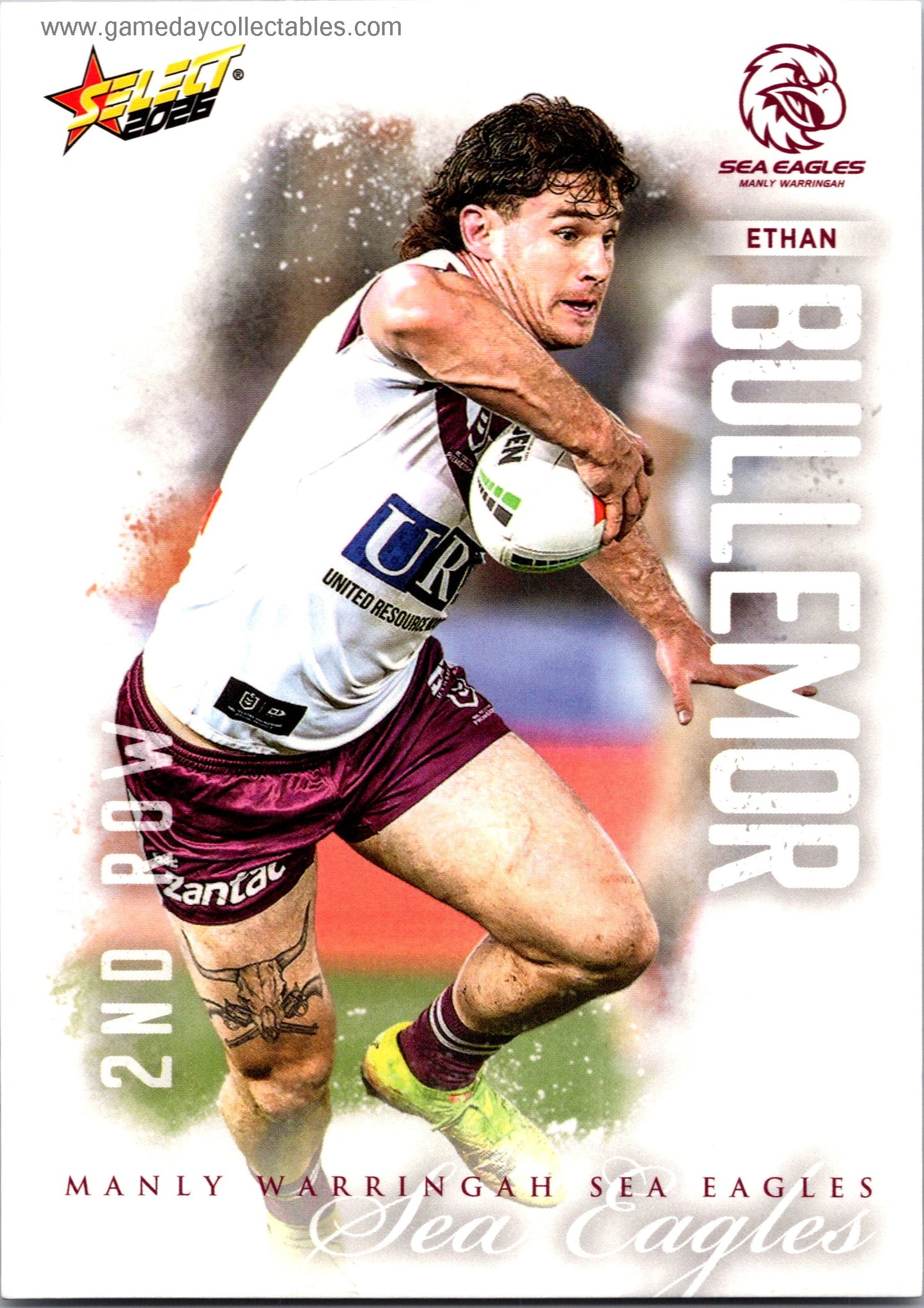 2026 NRL League Heroes Common - 081 Ethan Bullemor - Manly Warringah Sea Eagles