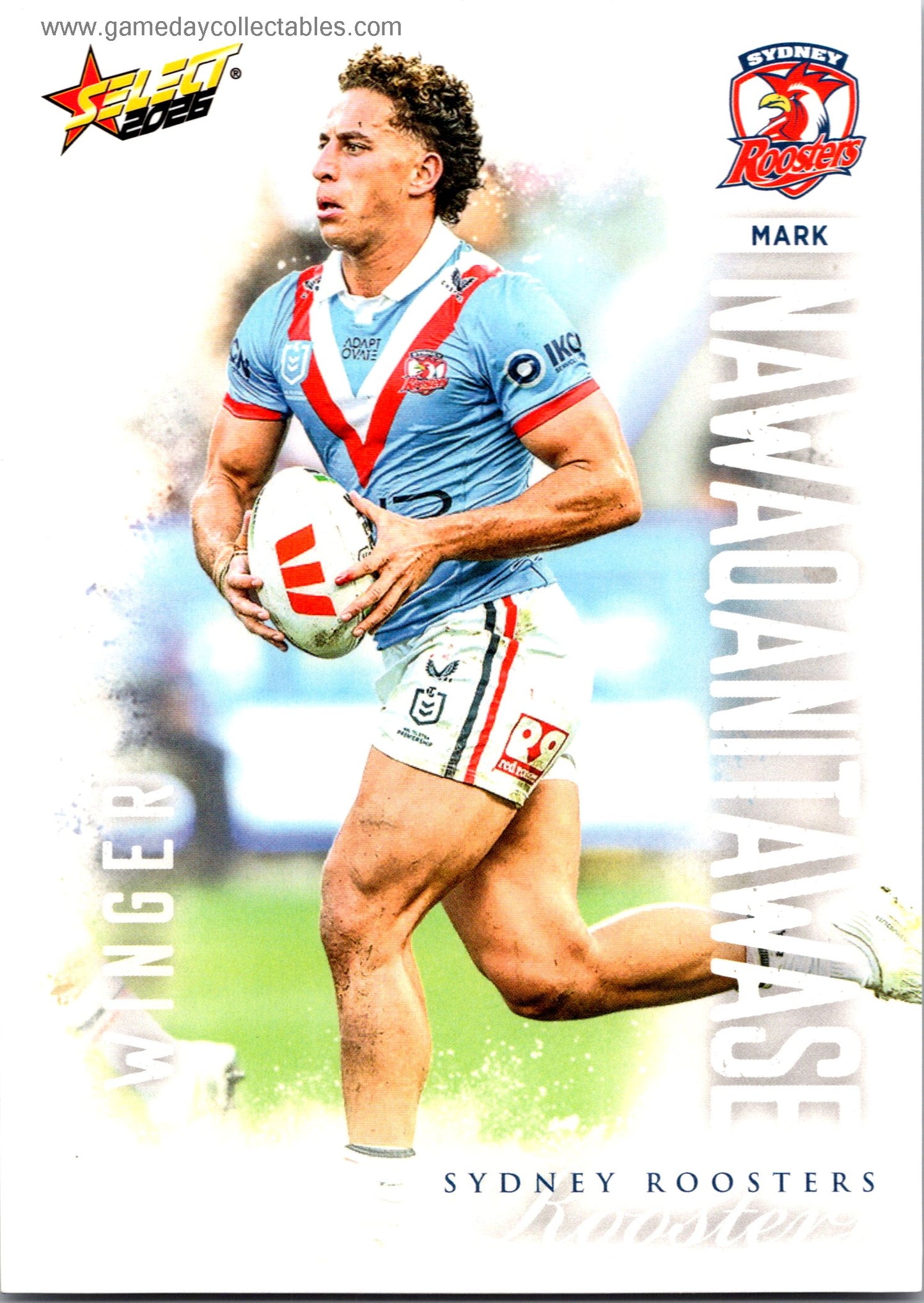 2026 NRL League Heroes Common - 187 Mark Nawaqanitawase - Sydney Roosters