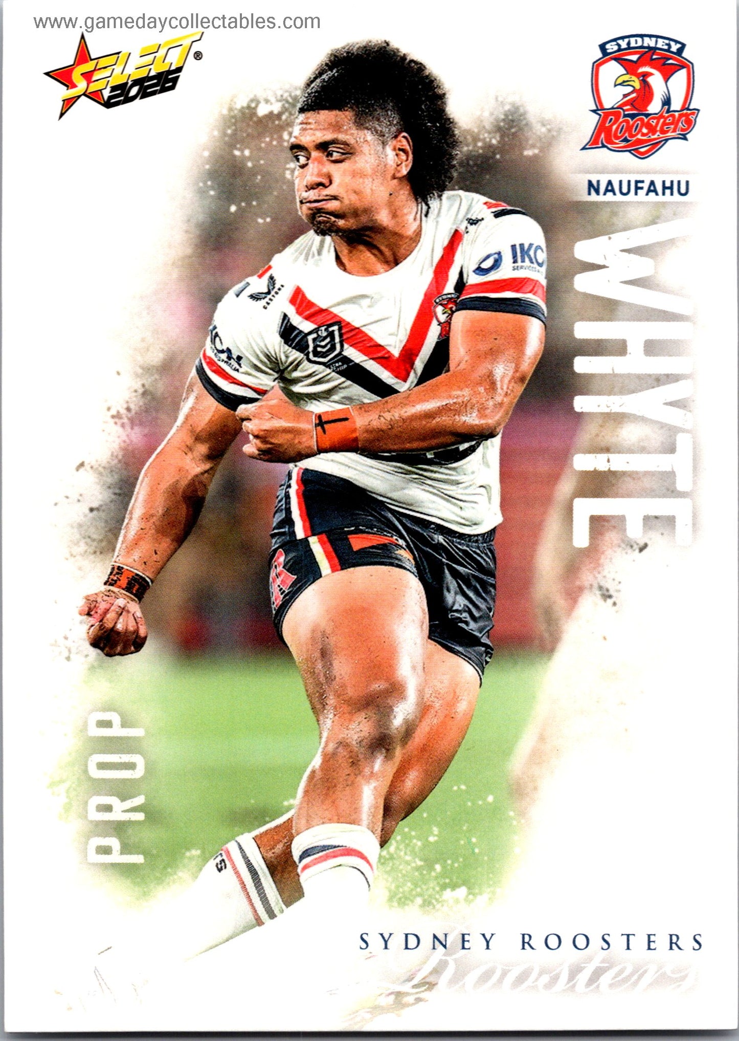 2026 NRL League Heroes Common - 195 Naufahu Whyte - Sydney Roosters