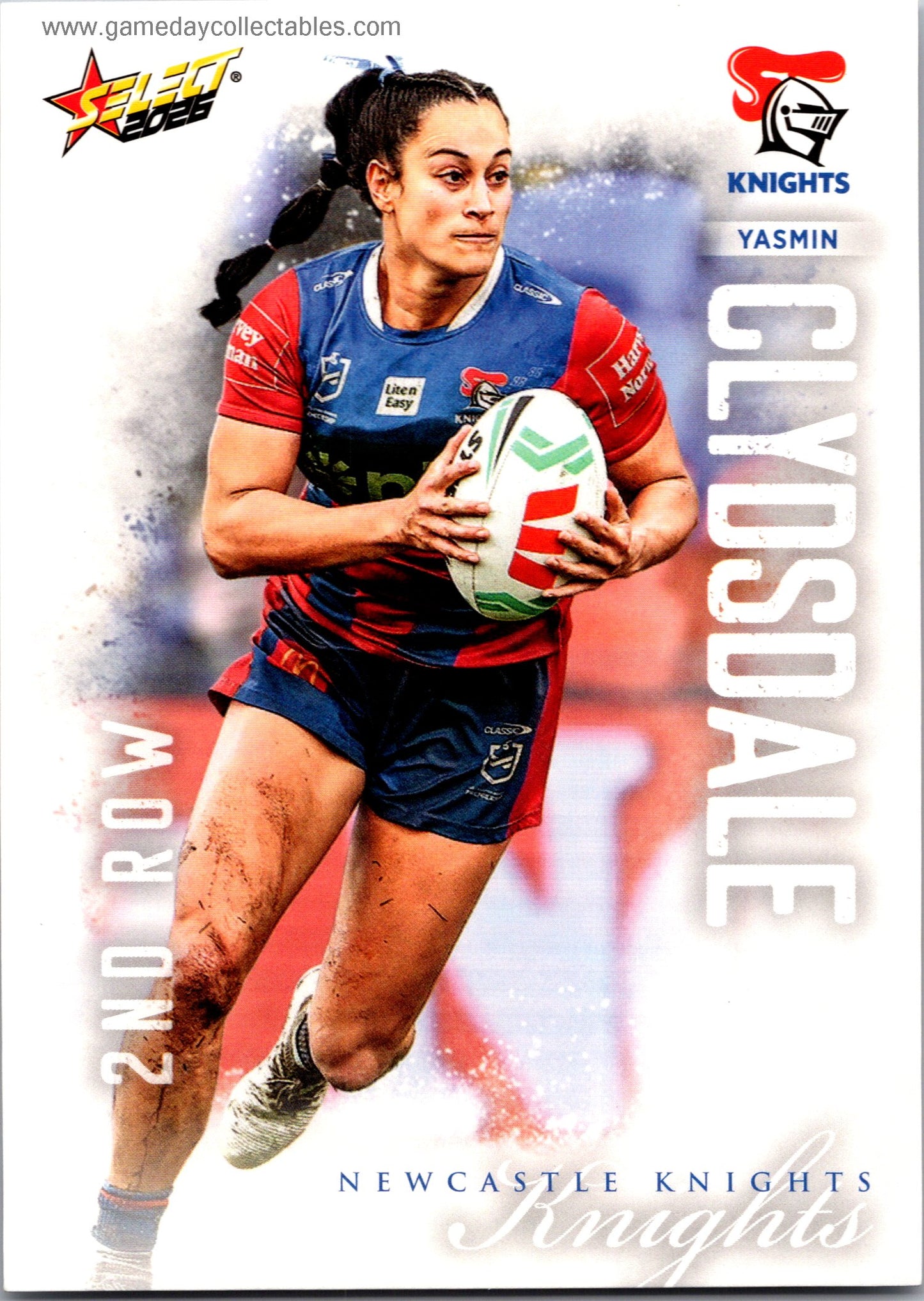 2026 NRL League Heroes Common - 242 Yasmin Clydsdale - Newcastle Knights