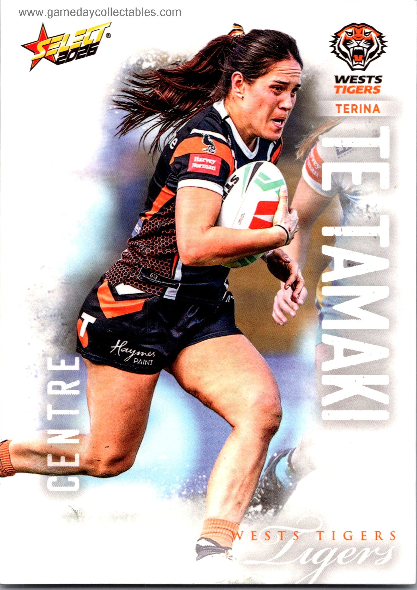 2026 NRL League Heroes Common - 268 Terina Te Tamaki - Wests Tigers