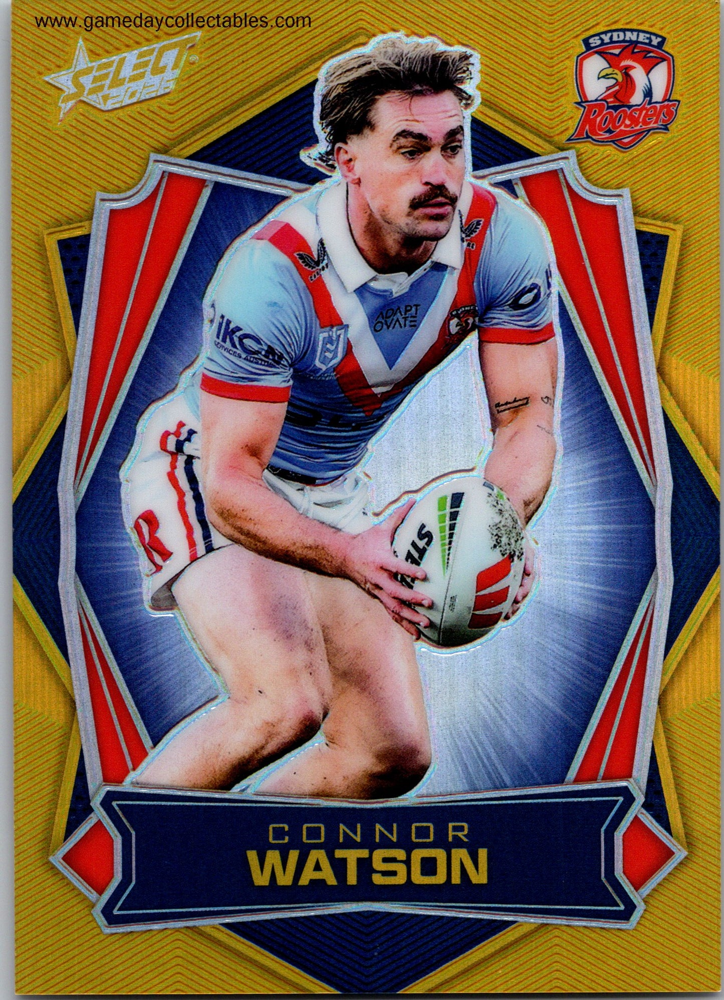 2026 NRL League Heroes Luminous Gold Back - L179 Connor Watson - Sydney Roosters