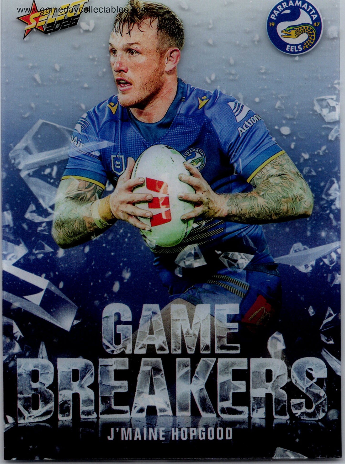 2026 NRL League Heroes Game Breakers - GB81 J'Maine Hopgood - Parramatta Eels