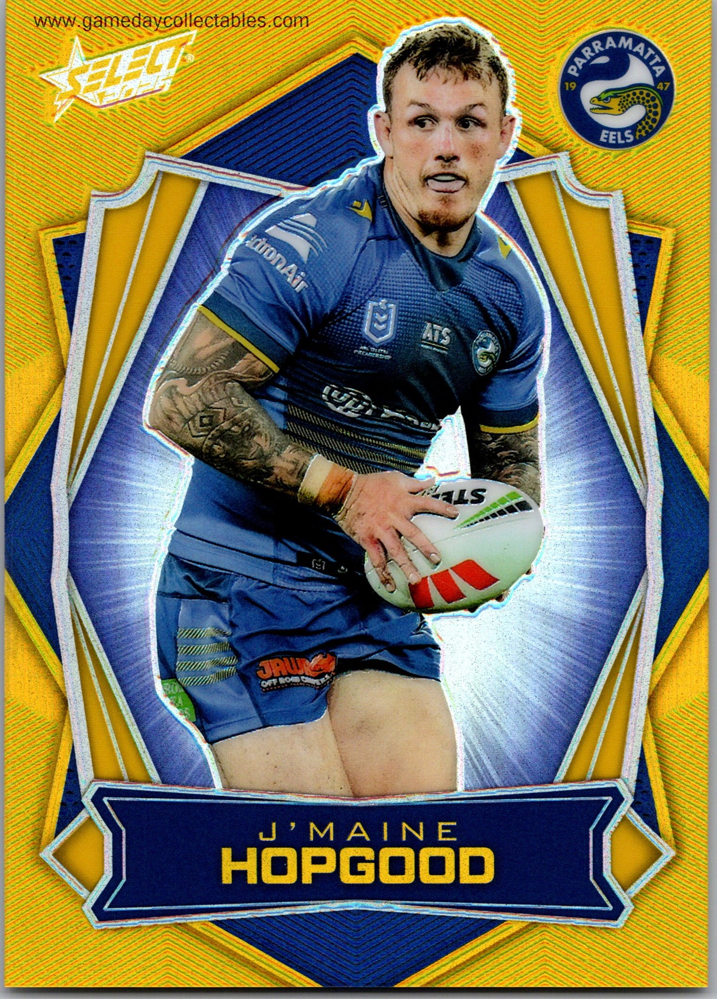 2026 NRL League Heroes Luminous - L122 J'Maine Hopgood - Parramatta Eels