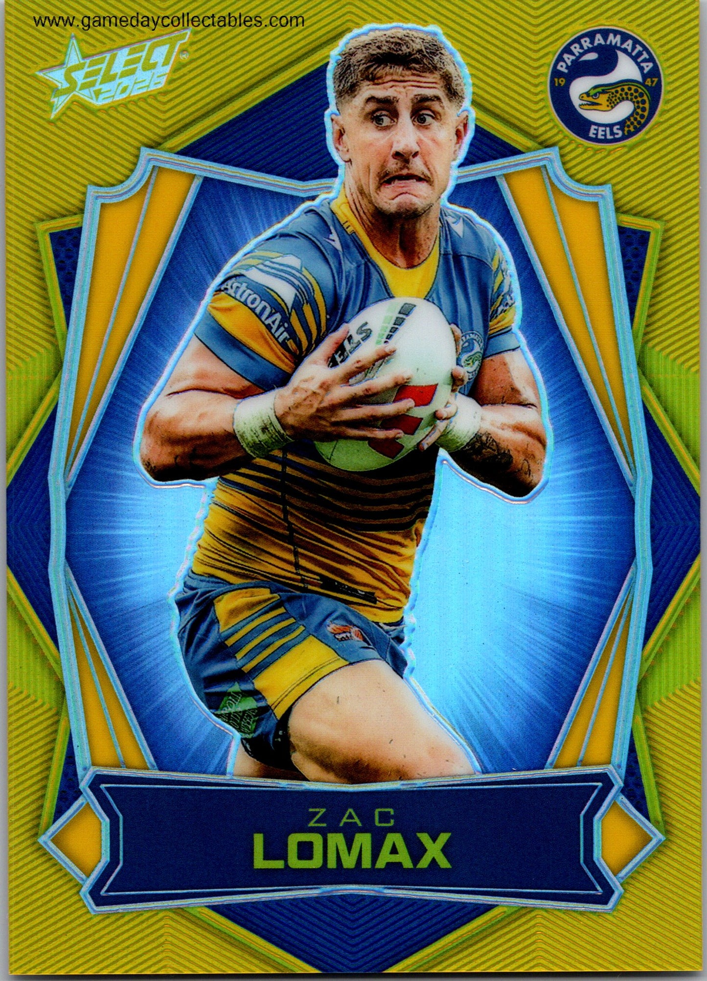 2026 NRL League Heroes Luminous - L124 Zac Lomax - Parramatta Eels