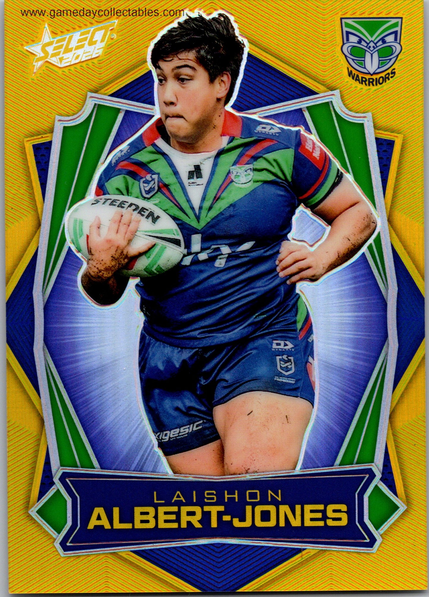 2026 NRL League Heroes Luminous - L225 Laishon Albery-Jones - Warriors
