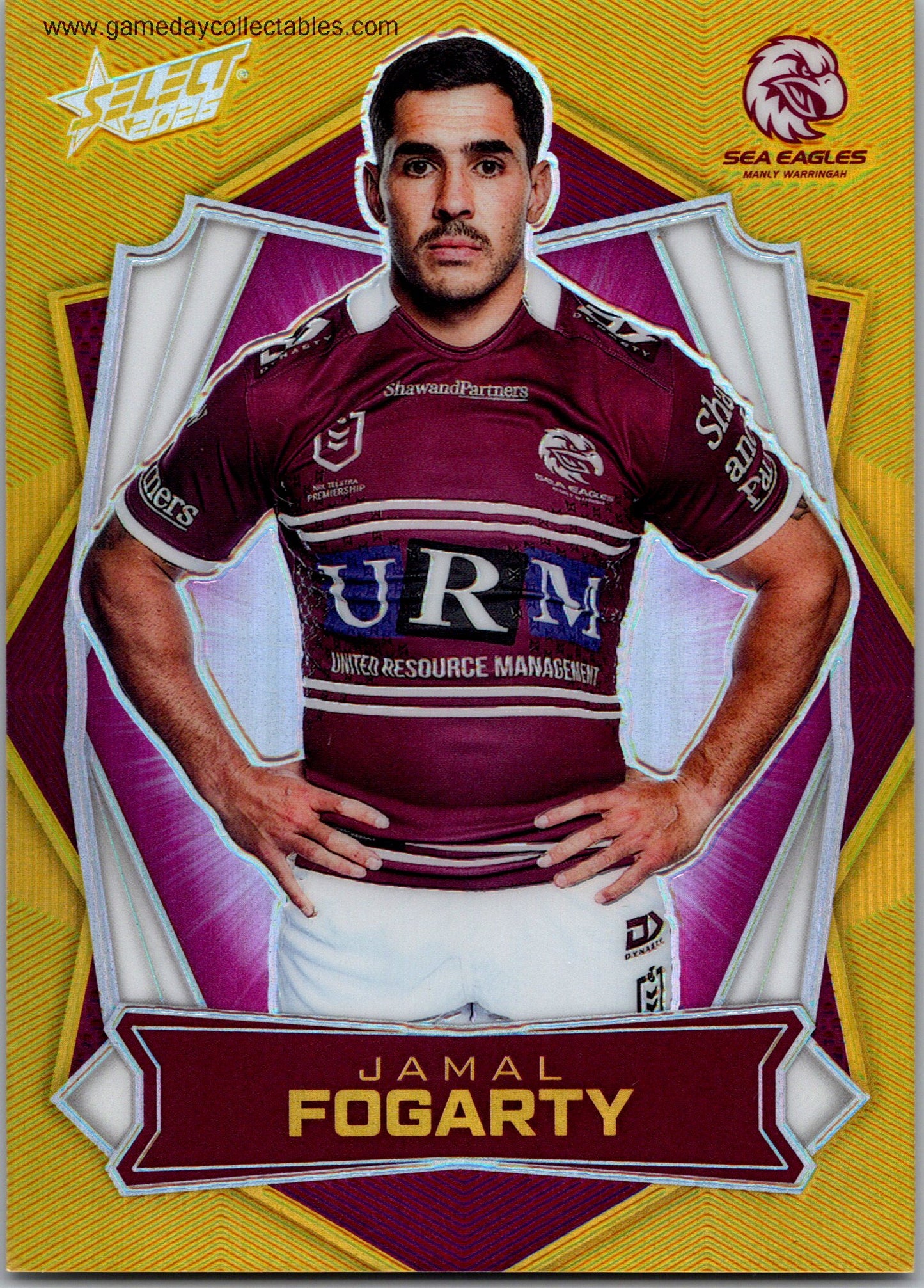 2026 NRL League Heroes Luminous - L075 Jamal Fogarty - Manly Warringah Sea Eagles