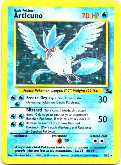 Fossil Holo Rare Complete Set (Ungraded Near Mint) (#1-#15)