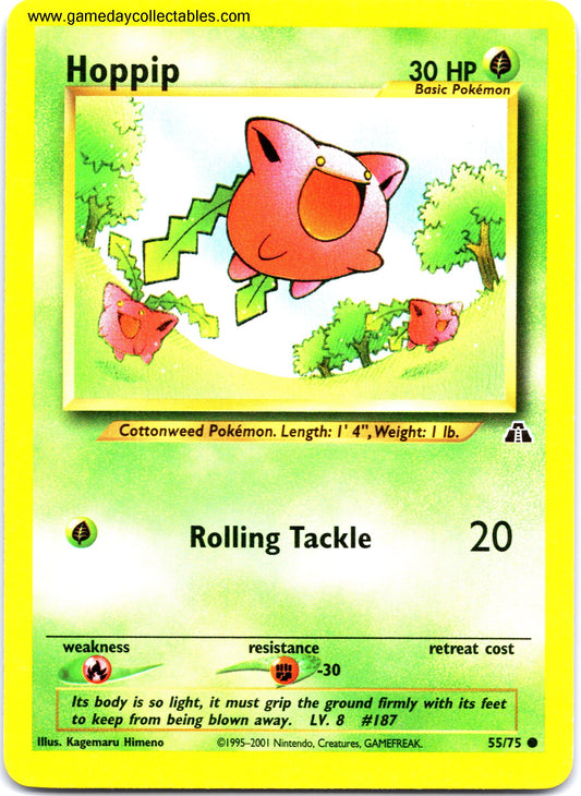 #055 Hoppip - Neo Discovery - Common (Ungraded Near Mint)