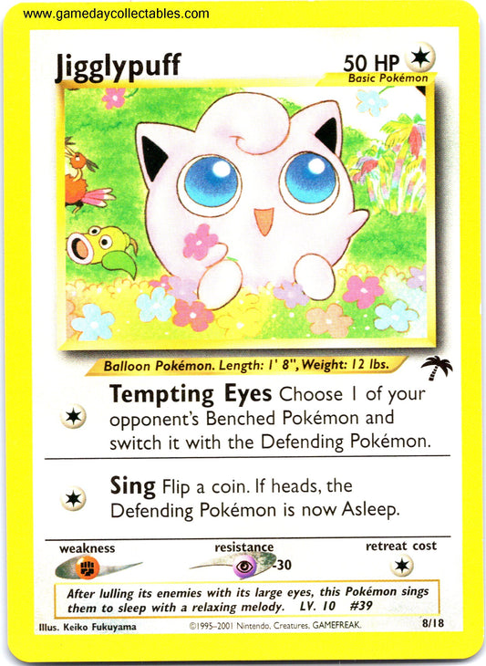#08 Jigglypuff - Southern Islands (Ungraded Near Mint)