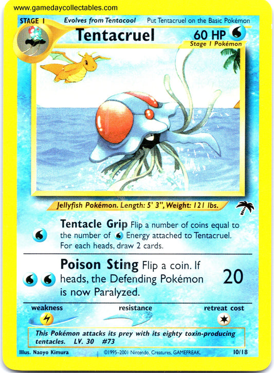#10 Tentacruel - Southern Islands (Ungraded Near Mint)