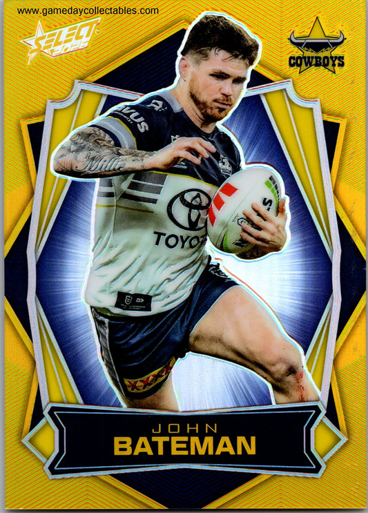 2026 NRL League Heroes Luminous Gold Back - L109 John Bateman - North Queensland Cowboys