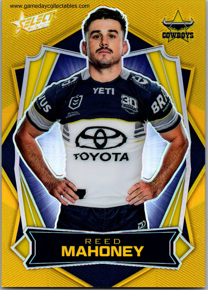 2026 NRL League Heroes Luminous Gold Back - L116 Reed Mahoney - North Queensland Cowboys