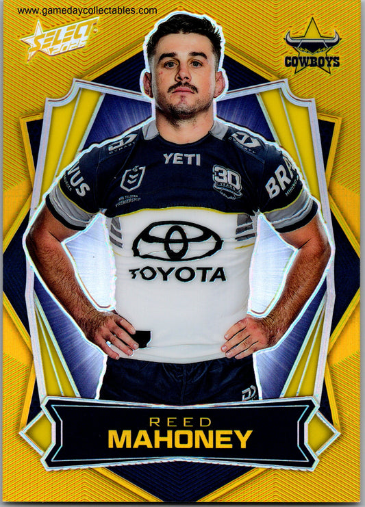 2026 NRL League Heroes Luminous Gold Back - L116 Reed Mahoney - North Queensland Cowboys
