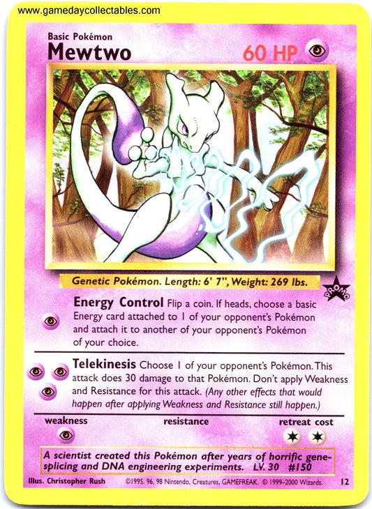 #012 Mewtwo - Black Star Promo (Ungraded Near Mint)