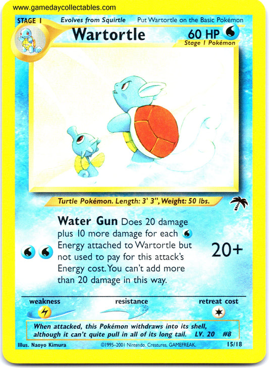 #15 Wartortle - Southern Islands (Ungraded Near Mint)
