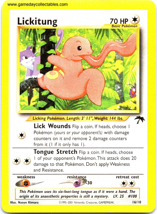 #16 Lickitung - Southern Islands (Ungraded Near Mint)