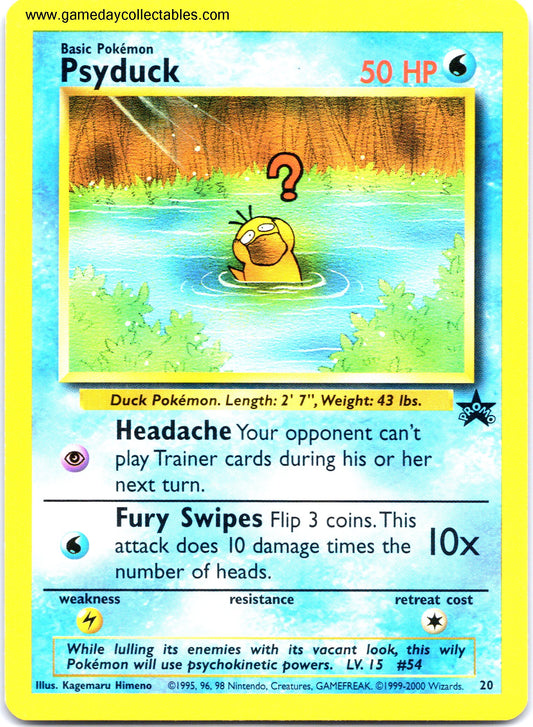 #020 Psyduck - Black Star Promo