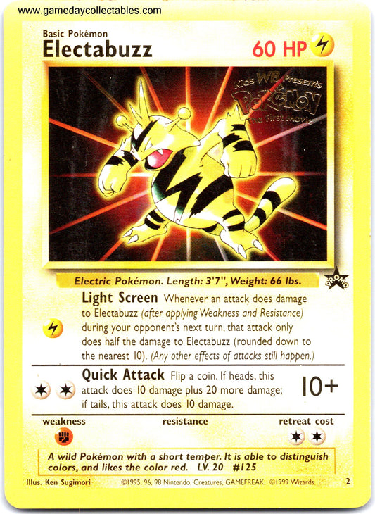 #002 Electabuzz - Black Star Promo (Ungraded Near Mint)