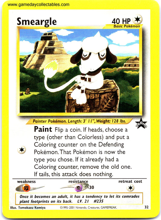 #032 Smeargle - Black Star Promo (Ungraded Near Mint)
