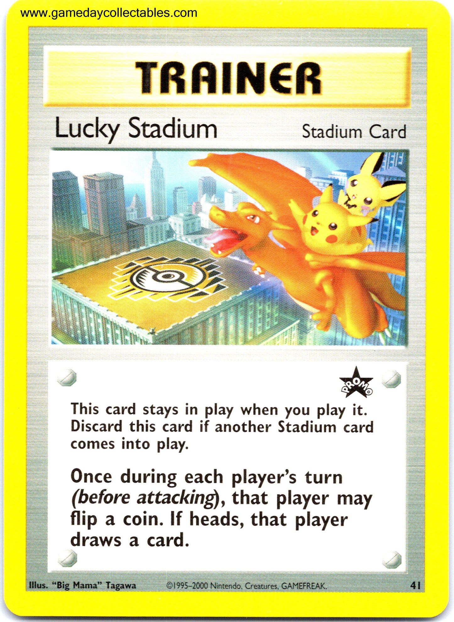 #041 Lucky Stadium (NYC) - Black Star Promo (Ungraded Mint)