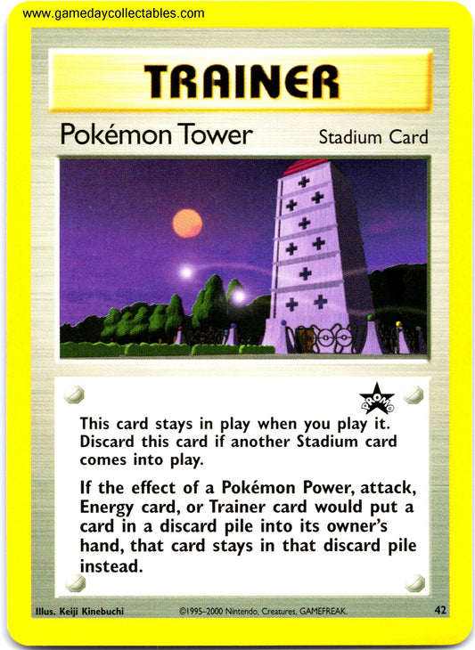 #042 Pokemon Tower - Black Star Promo (Ungraded Near Mint)