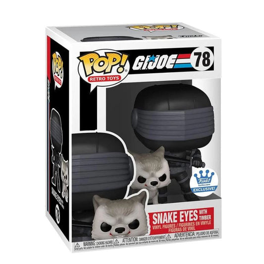 78 - Snake Eyes with Timber - GI Joe - (Vaulted) - Pop!