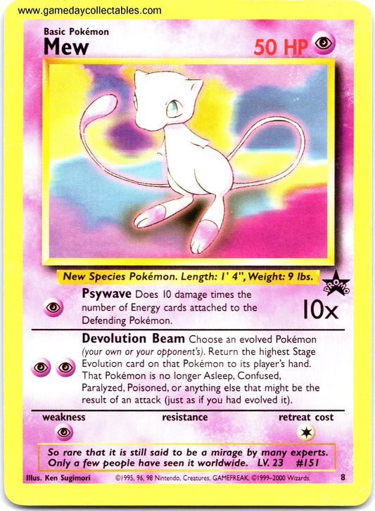 #008 Mew - Black Star Promo (Ungraded Near Mint)