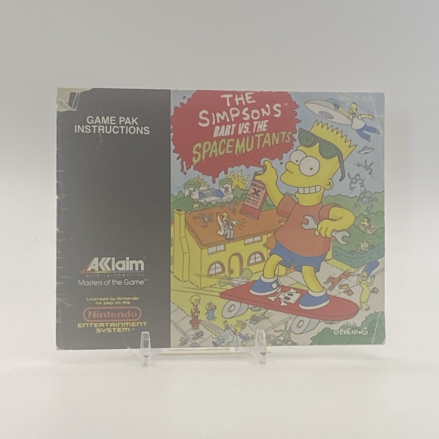 NES - Bart Vs the Space Mutants - Case & Manual