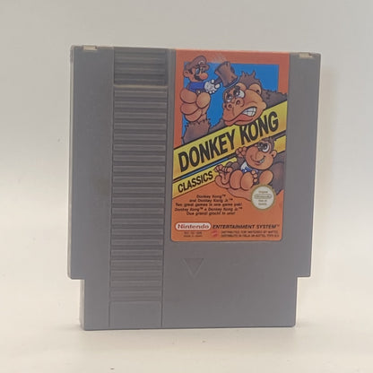 NES - Donkey Kong Classics - Case and Manual