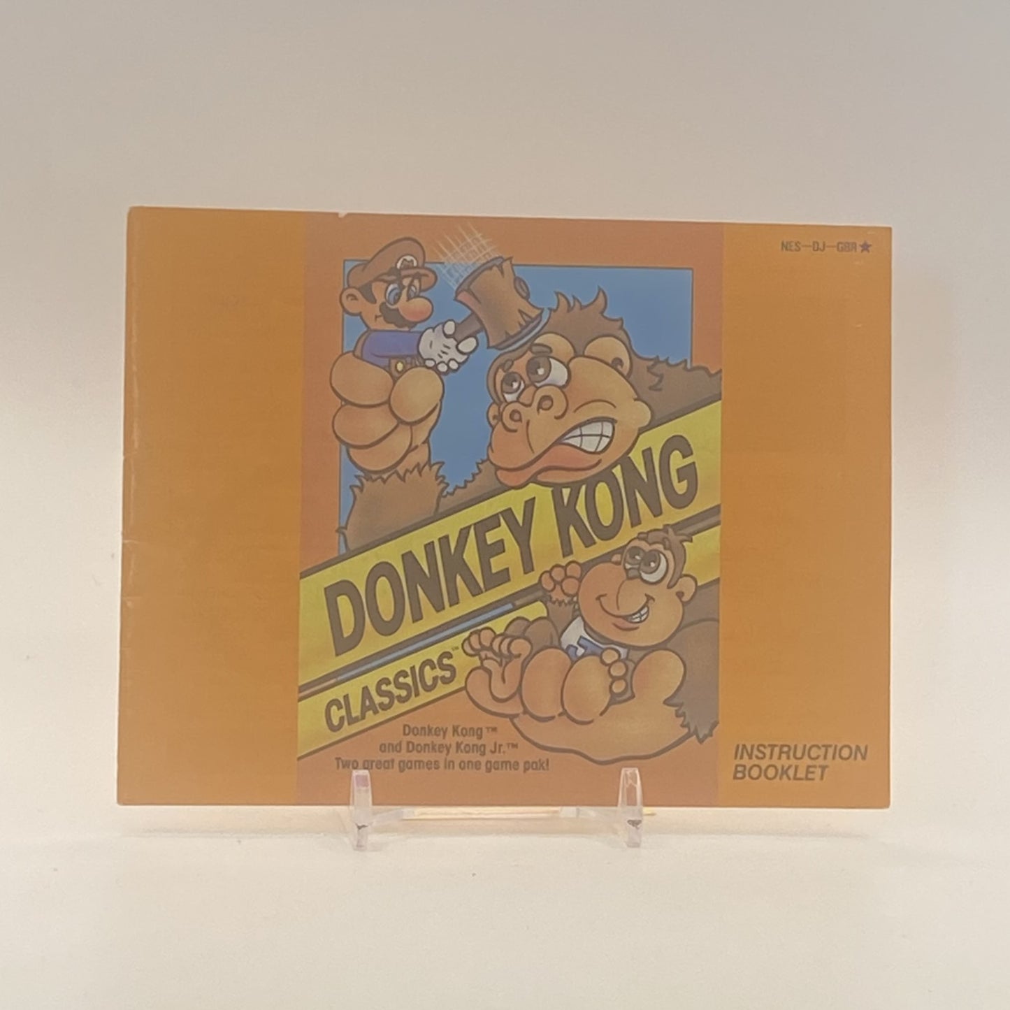 NES - Donkey Kong Classics - Case and Manual