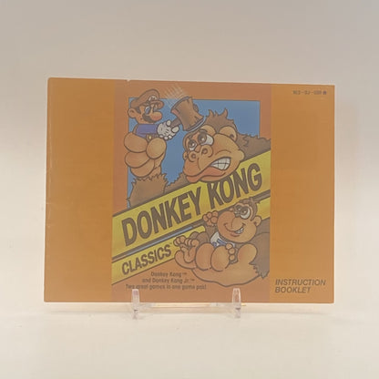 NES - Donkey Kong Classics - Case and Manual