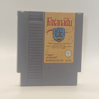 NES - Faxanadu - Case and Manual