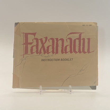 NES - Faxanadu - Case and Manual