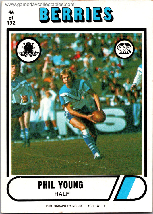 1976 SCANLENS - 046 Phil Young - Canterbury