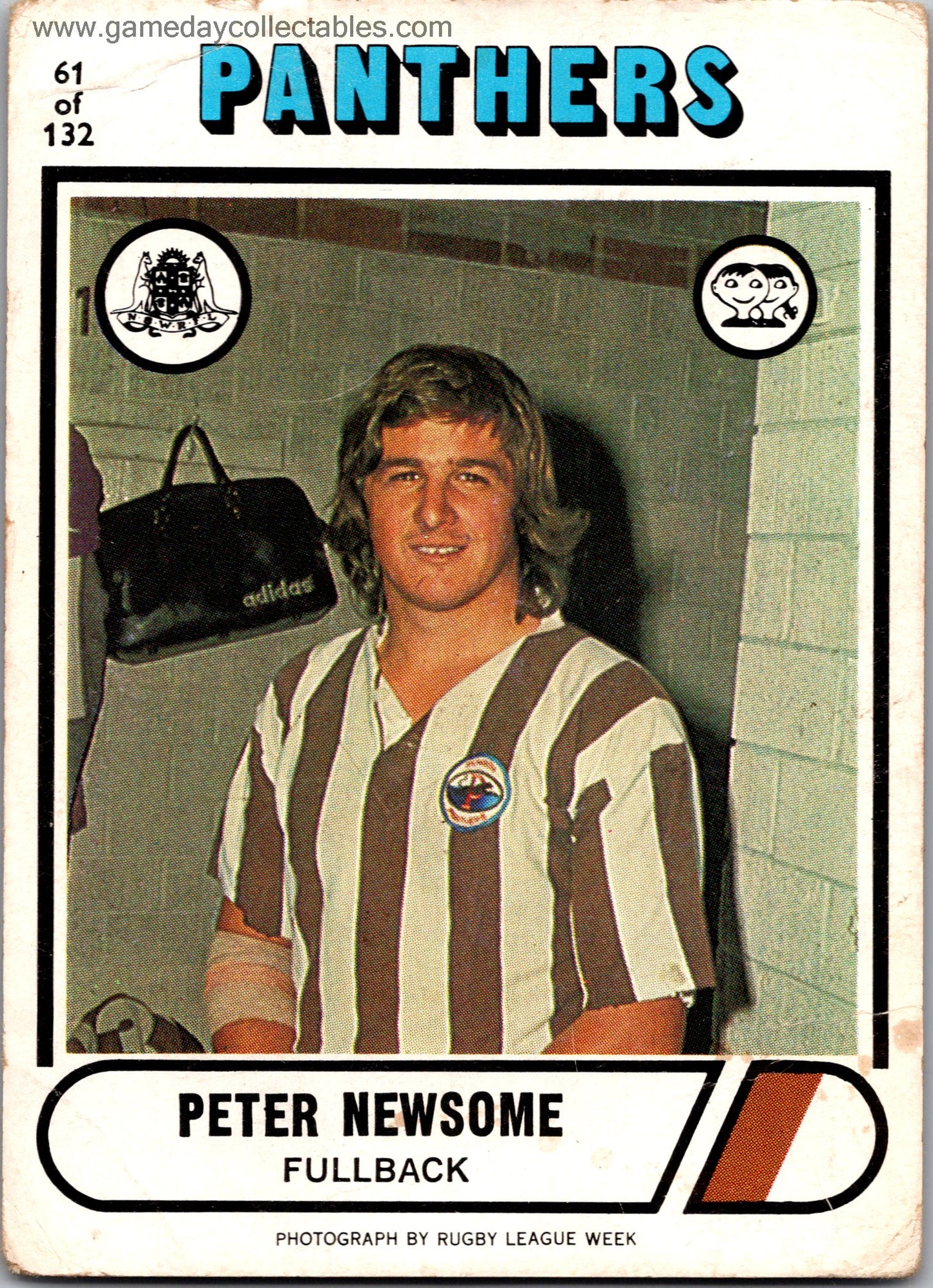 1976 SCANLENS - 061 Peter Newsome - Penrith Panthers