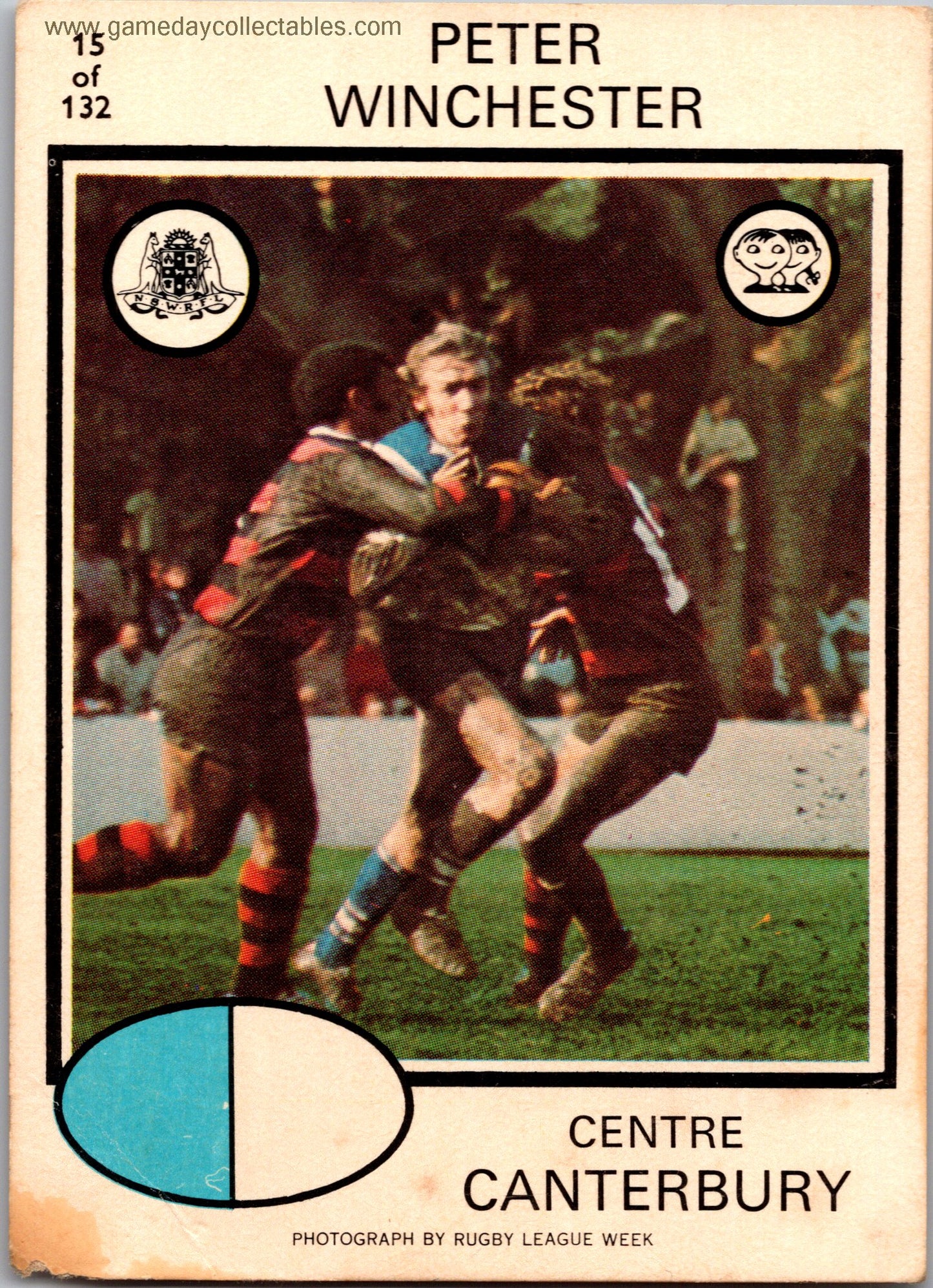 1975 SCANLENS - 015 Peter Winchester - Canterbury