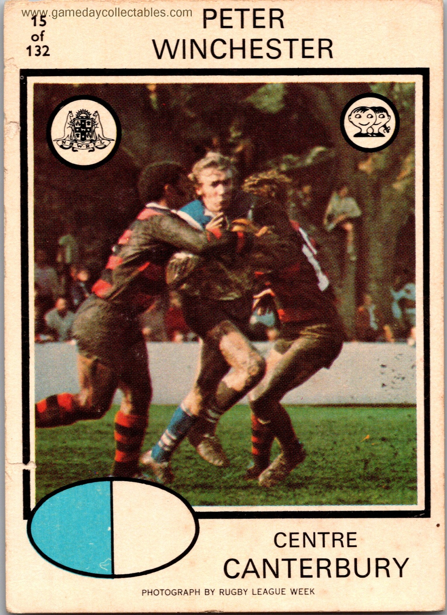 1975 SCANLENS - 015 Peter Winchester - Canterbury