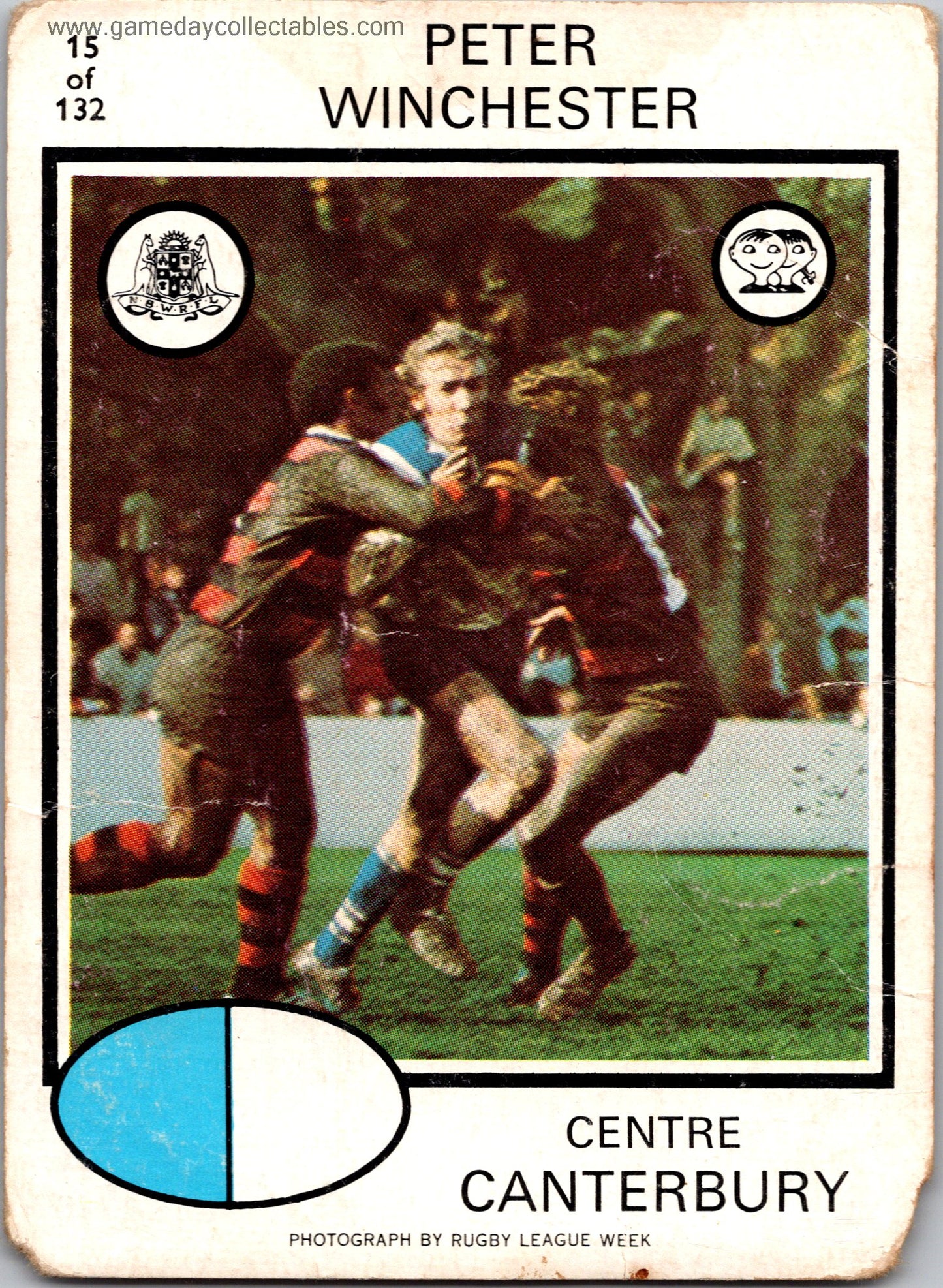 1975 SCANLENS - 015 Peter Winchester - Canterbury