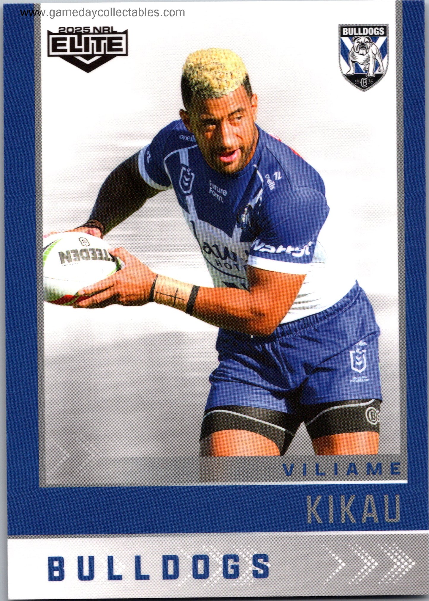 2025 NRL Elite Common - 022 Viliame Kikau - Canterbury Bulldogs